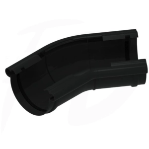 Narożnik uniwersalny 120⁰-145⁰ PVC ⌀ 130 firmy KROP kolor czarny